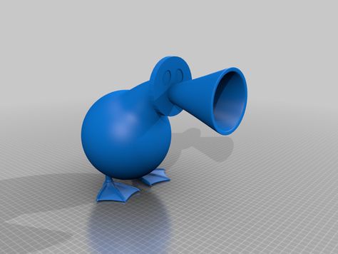 Simple quick of horn duck from Alice in Wonderland Alice In Wonderland 3d Print, 3d Printing Art, 3d Printing Projects, Vintage Clock, 3d Printer, 3d Print, Alice In Wonderland, Birthday Ideas, Horn