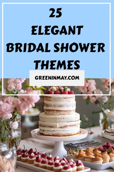 Bridal shower themes can turn a wedding shower celebration into a fun, unique and unforgettable event. In this blog post, we’ll explore 25 fun and unique bridal shower themes that promise to inspire hosts and delight future brides. Coworker Bridal Shower Ideas, Simple Bridal Shower Theme, Bridal Shower Theme Winter, 2025 Bridal Shower Themes, Unique Wedding Shower Themes, Classy Bridal Shower Themes, Office Bridal Shower Ideas, Themed Bridal Shower Party Ideas, Bridal Party Themes Ideas