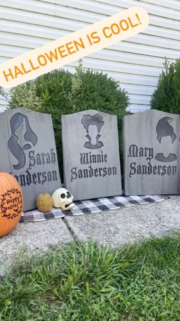 Mary Sanderson, Sarah Sanderson, Hocus Pocus 2, Halloween Tombstones, Sanderson Sisters, Cubicle Decor, Witchy Vibes, Hocus Pocus, Tombstone