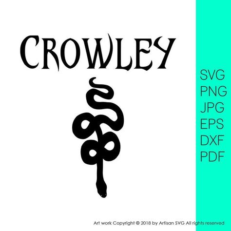 Crowley Costume, Crowley Tattoo, Crowley Snake, Good Omens Tattoo, Good Omens Quotes, Crowley Good Omens, Tattoo Ideas Minimalist, Tattoo Svg, Lightning Tattoo