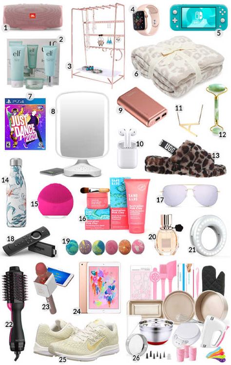 If you are looking for the best gifts for teen girls, we have a few ideas. From makeup, to clothes, to entertainment ideas, we have something every teen girl will love. - Kids Are A Trip #giftideas #holidays #giftguide Christmas Gifts For 13 Girl, Things To Get Teen Girls For Christmas, Teen Birthday Ideas Gifts, Birthday Gift List Ideas, Things To Get For Your Birthday 13, Birthday Gift Ideas For Teenage Girl, Christmas Ideas For Teenage Girl, Gifts For Teenagers Girls Ideas, 13th Birthday Gift Ideas