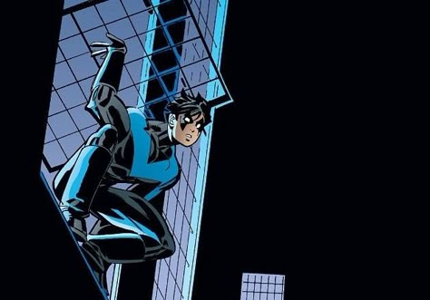 The Blue Character, Batman Images, Nightwing Robin, Fan Art Wallpaper, Night Wing, Titans Dc, Neon Artwork, Michael Caine, Sung Jin Woo