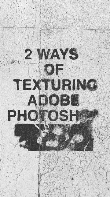 Paper Texture Photoshop Tutorial, Graphic Design With Illustration, Texture Poster Design, Illustration And Graphic Design, Textured Graphic Design, Photoshop Texture Tutorial, Graphic Design Techniques, Textures Graphic Design, Texture For Photoshop