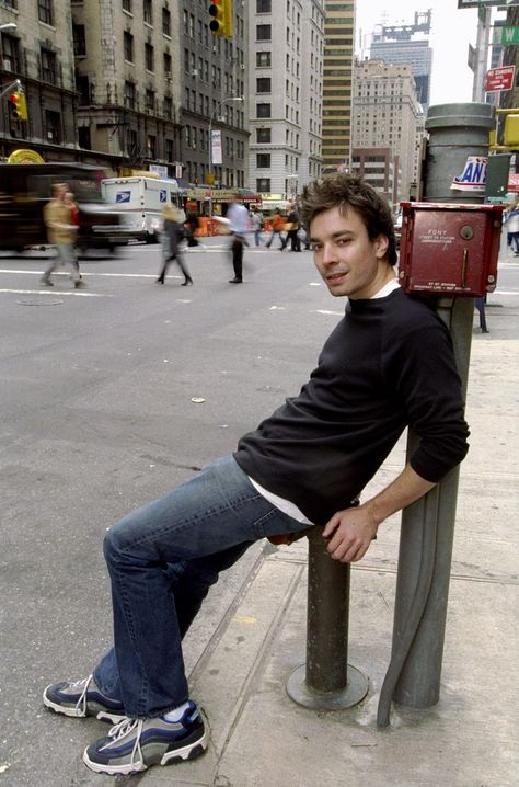 21 Things You Didn't Know About Jimmy Fallon Young Jimmy Fallon, 2000s Boys, Johnny Carson, Jimmy Kimmel, Tonight Show, Jimmy Fallon, Saturday Night Live, 2000s Fashion, Celebrities Male