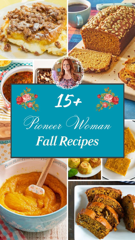 15+ Pioneer Woman Fall Recipes Thanksgiving Recipes Pioneer Woman, Pioneer Woman Pumpkin Pie Recipe, Pioneer Woman Pumpkin Cake, Pioneer Woman Fall Recipes, Pioneer Woman Dessert Recipes, Apple Pie Pioneer Woman, Pioneer Woman Recipes Thanksgiving, Pioneer Woman Thanksgiving Recipes, Pioneer Woman Pumpkin Pie