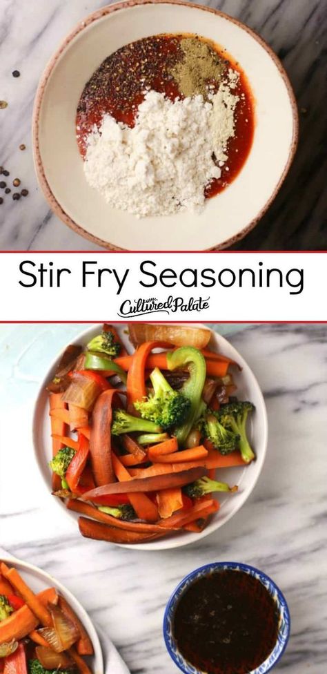 Stir Fry Seasoning for Chinese Stir Fry vegetables is easy to make and a great processed replacement. #myculturedpalate #stirfry #stirfryseasoning #Chinese Chinese Stir Fry Vegetables, Stir Fry Seasoning, Fry Seasoning, Stir Fry Vegetables, Taiwanese Cuisine, Chinese Stir Fry, Chinese Vegetables, Taiwan Food, Molecular Gastronomy