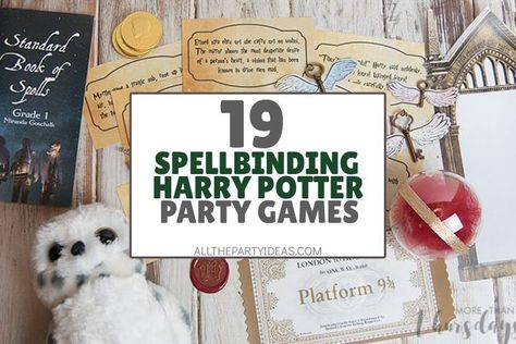 19 FUN Harry Potter Party Games [Easy Setup] Harry Potter Games For Adults, Easy Harry Potter Party, Harry Potter Sleepover Ideas, Harry Potter Adult Party, Birthday Parties For Boys, Harry Potter Favors, Harry Potter Sleepover, Harry Potter Party Games, Harry Potter Day