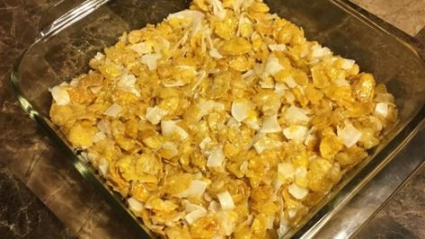 Cornflake marshmallow treats with almonds and coconut Slice Recipe - Allrecipes.com Cornflake Slice, Chocolate Cornflake Cakes, Cornflake Recipes, Cornflake Cake, Coconut Squares, Coconut Slice, Slice Recipe, 5 Ingredient Recipes, Slices Recipes