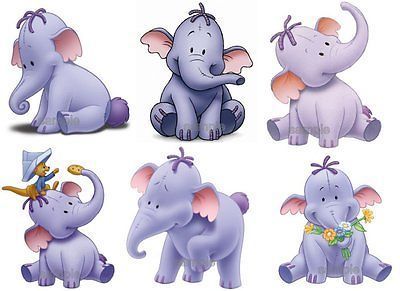 Winnie The Pooh Elephant, Elephant Drawings, Disney Elephant, Winnie The Pooh Pictures, Elephant Cakes, Party Hardy, Cute Winnie The Pooh, Disney Cartoon Characters, Mini Iron