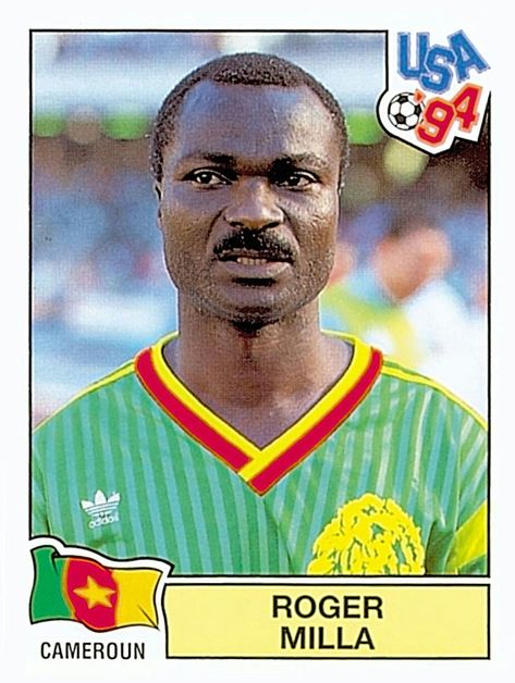 Roger Milla, Usa World Cup, Panini Stickers, Messi Videos, Ultras Football, Legends Football, English Football League, Soccer Cards, Soccer Memes