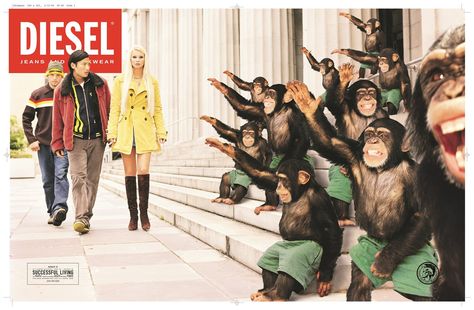 Finally It All Makes Sense: Diesel Adverts 1991-2001 Diesel Advertising, Diesel Fashion, Diesel Brand, Historical Moments, Social Media Marketing Tools, Ad Campaigns, Fashion Photography Inspiration, Iconic Fashion, Fashion Advertising