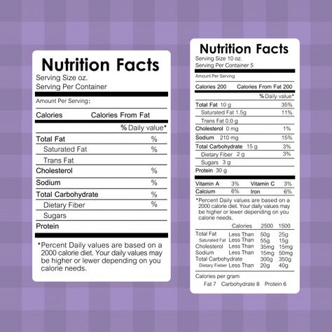 Nutrition facts food labels information | Free Vector #Freepik #freevector #food #label #sticker #packaging Fish Nutrition Facts, Food Label Design, Nutrition Facts Quotes, Nutrition Facts Design, Happy Teachers Day Card, Chips Bags, Sticker Packaging, Diy Favors, Healthy Restaurant Food