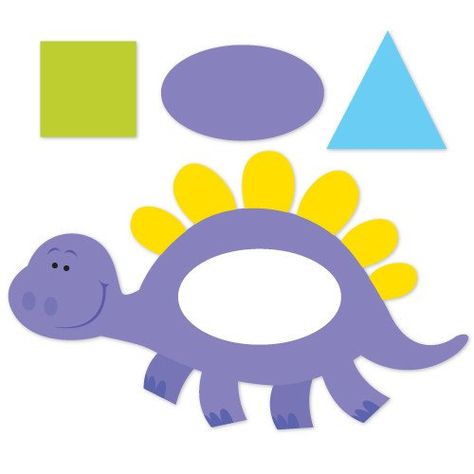 Dinosaur Shape Match Toddler Travel Activities, March Lesson Plans, Dinosaur Activities Preschool, Shape Matching Game, Dinosaurs Preschool, Printable Shapes, Card Games For Kids, Playdough Mats, Dinosaur Activities