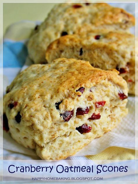 Orange Scones Recipe, Oatmeal Scones, Healthy Scones, Baking Scones, Cranberry Oatmeal, Good Cholesterol, Scones Recipe Easy, Cream Puff Recipe, Apple Cinnamon Oatmeal