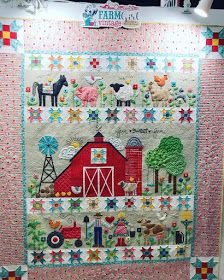 Bee In My Bonnet: Farm Sweet Farm Sew Along - Bee Prepared!! Farm Quilt Patterns, Farm Animal Quilt, Farm Sweet Farm, Row Quilt, Farm Quilt, Baby Quilt Patterns, Quilt Care, Childrens Quilts, Animal Quilts