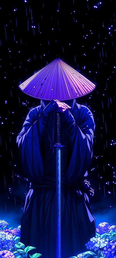 Lone Warrior, Dark Knight Wallpaper, Shadow Creatures, Batman Comic Wallpaper, Black And Blue Wallpaper, Samurai Wallpaper, Dark Purple Wallpaper, Dreamy Artwork, Print Design Art