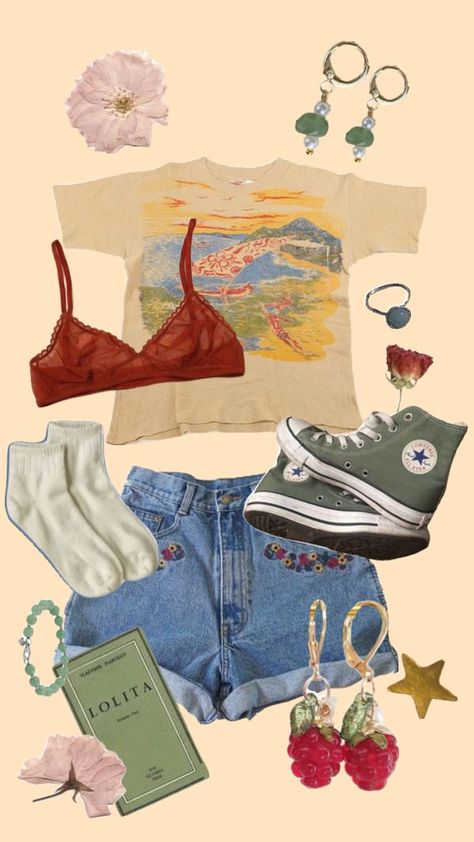 Check out silly__bug's Shuffles summer outfit inspo! Shuffles Summer, Mode Hippie, Aesthetic Green, Swaggy Outfits, Hippie Outfits, Mode Inspo, Mode Inspiration, Lookbook Outfits, Dream Clothes