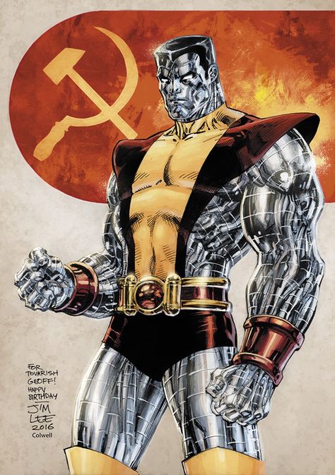 Colossus by Jim Lee Colossus Xmen, Superhero Drawings, Colossus Marvel, Piotr Rasputin, Cartoon Photos, Xman Marvel, Jim Lee Art, Xmen Art, Comic Book Artwork