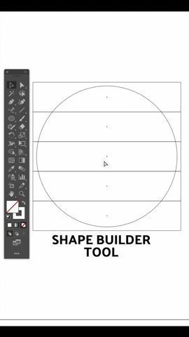 (2126) Shape Builder Tool in Illustrator #illustratortutorial #illustratortips #adobeillustrator #adobe - YouTube Illustrator Tutorials, Adobe Illustrator, Tools