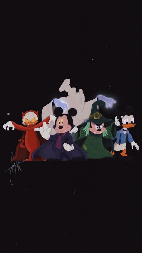 Mickey Mouse Halloween Wallpaper Iphone, Vintage Disney Halloween Wallpaper, House Of Villains Disney, Disney Villains Wallpaper Aesthetic, Disney Wallpaper Halloween, Mickey Mouse Halloween Wallpaper, Disney Halloween Wallpaper Iphone, Mickey's House Of Villains, Halloween Disney Aesthetic