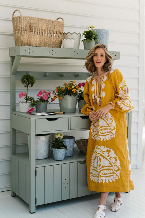 Introducing Julia Berolzheimer x Pottery Barn - Julia Berolzheimer Rattan Charger, Potting Table, Growing Up Girl, Julia Berolzheimer, Outdoor Tablecloth, Gal Meets Glam, Reversible Duvet Covers, Cute House, Rattan Basket