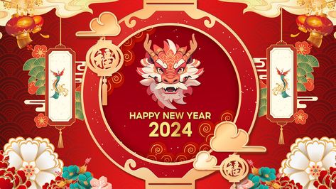 New Year Lunar New Year Background, Background New Year, New Year Backdrop, New Year Background, Dragon Year, New Year's Eve Recipes, Happy Lunar New Year, New Years Background, New Years Eve Decorations