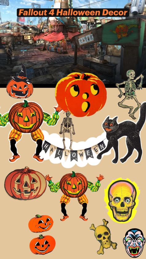 Vintage Halloween Fallout 4 Ideas For Decorating, Fall Out 4, Fallout 4, Fallout, Halloween Decor, My Home, Pop Culture, Halloween Decorations, Halloween