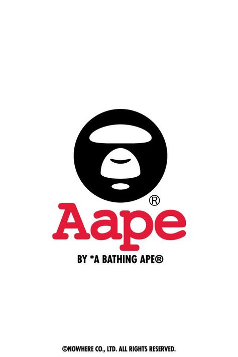 Aape Logo Wallpaper, Aape Logo, Hypebeast Wallpaper Iphone, A Bathing Ape Logo, Bape Logo, Wallpaper Off White, Hypebeast Iphone Wallpaper, Supreme Iphone Wallpaper, Mens Aesthetic