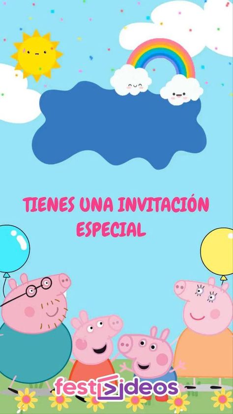 Simple Birthday Decorations, Mickey Mouse Wallpaper, Video Invitation, Peppa Pig, Birthday Decorations, Baby Fashion, Baby Shower, Birthday