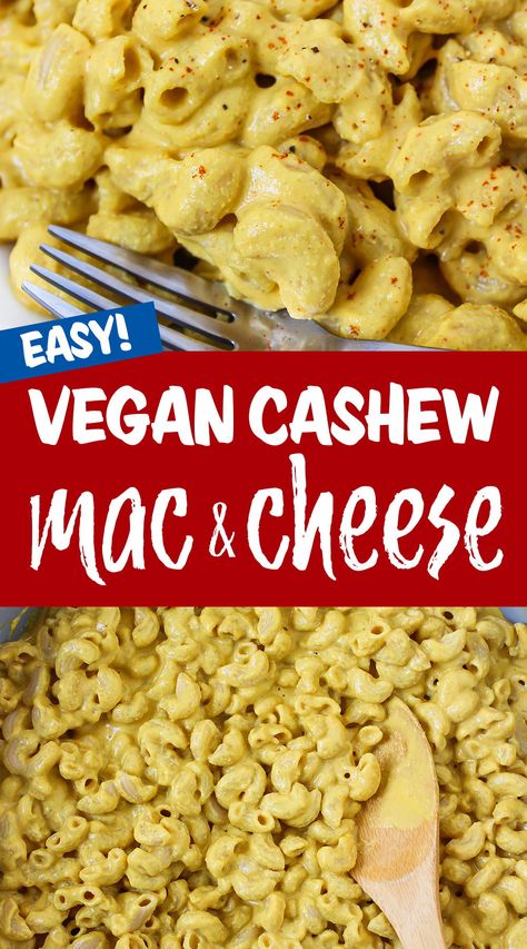 Cashew Mac And Cheese Vegan, Cashew Mac And Cheese, Vegan Cashew Cheese Sauce, Vegan Weeknight Meals, Cashew Cheese Recipe, Garden Grazer, Cashew Cheese Sauce, Vegan Mac N Cheese, Cashew Sauce