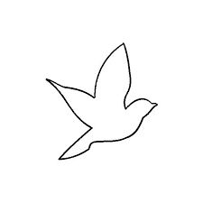 Flying Bird Outline, Bird Tattoo Outline, Bird Outline Tattoo, Outline Tattoo Ideas, Bird Tattoos Arm, Simple Bird Tattoo, Bird Tattoo Back, Red Bird Tattoos, Bird Outline