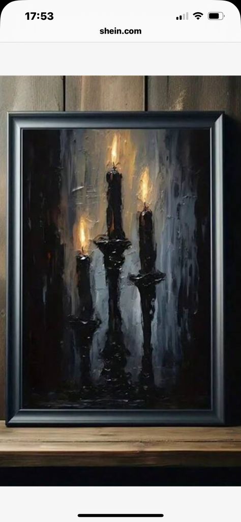 Black Water Colour Painting, Gothic Painting Ideas On Canvas, Painting Ideas Dark Aesthetic, Black Acrylic Painting Ideas, Dark Canvas Paintings, Black Background Painting Acrylic, Dark Artsy Aesthetic, Painting Aesthetic Dark, Gothic Painting Ideas