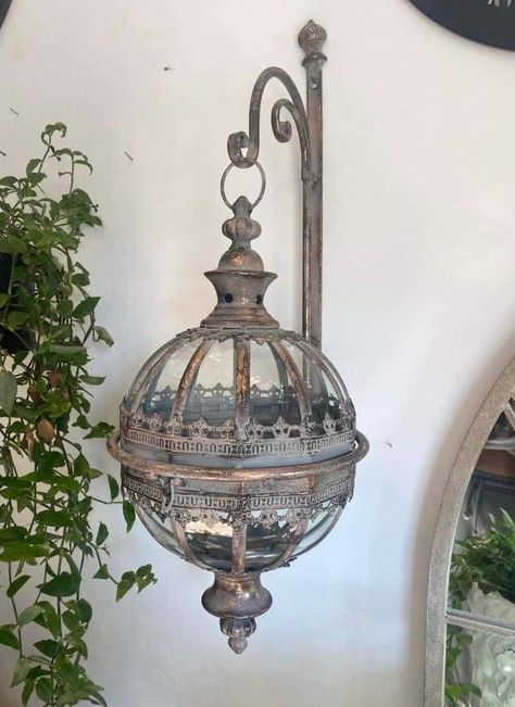 Garden Mirrors | Guest Home And Garden Outdoor Lanterns Patio, Wall Hanging Lanterns, Exterior Illumination, Patio Setup, Door Lighting, Detailed Wall, Front Door Lighting, Hanging Light Lamp, Hanging Candle Lanterns