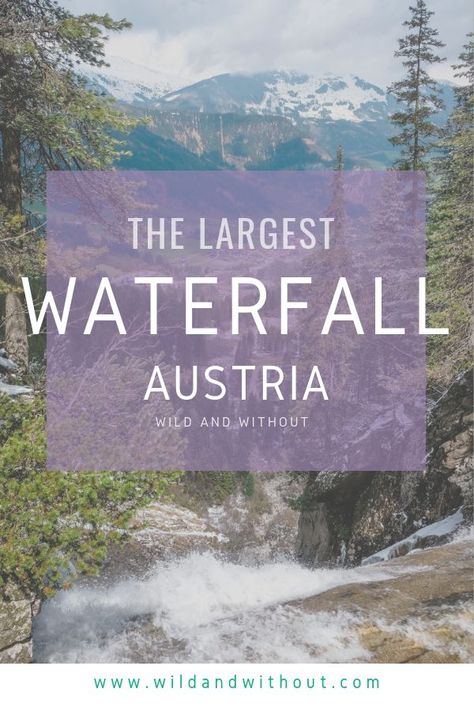 How to get to the largest waterfall in Austria plus secret tips on how to avoid the crowds and get the best views! Hiking Europe, Largest Waterfall, Europe Itineraries, Green Travel, Austria Travel, Backpacking Europe, Bus Travel, European Destinations, Hiking Tips