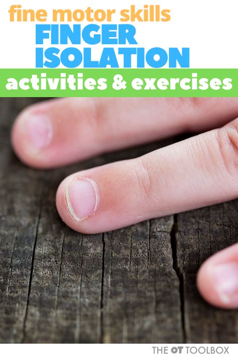 Finger Dexterity Activities, Finger Isolation Activities, Manual Dexterity Activities For Kids, Fine Motor Finger Exercises, Finger Dexterity Exercises, Wrist Activities Occupational Therapy, Manual Dexterity Occupational Therapy, Finger Isolation Occupational Therapy, Prewriting Activities Preschool