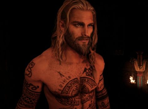 Male Eivor Fanart, Eivor Male Fanart, Eivor Assassin Creed Valhalla, Eivor Male, Male Eivor, Barbarian Character Design Male, Assassins Creed Artwork, Vikings Tattoo, Medieval Aesthetic