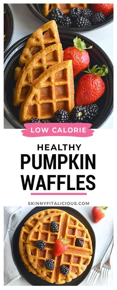 Healthy Pumpkin Waffle Recipe, Healthy Pumpkin Spice Waffles, Pumpkin Oat Waffles Recipe, Healthy Pumpkin Waffles Easy, Pumpkin Waffles Recipe Healthy, Waffle Recipe Low Calorie, Low Calorie Pumpkin Pancakes, Healthy Waffles Low Calorie, Pumpkin Recipes Low Calorie