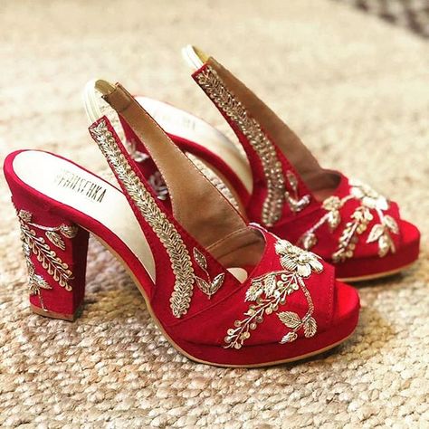 Today on the Blog. Where to Buy Wedding Shoes In India?  Shoes by @veruschkashoes  Link in Bio with all the Footwear prices on the blog post.  #wedding #indianwedding #weddingshoes #shoeporn #bridalstyle #bridalshoes #shoesoftheday #shoes #redlehenga #weddingblog #indianweddingblog #weddingblogger #indianweddingblogger #weddinginspo #indiandesigner #indianfashion #fashionshoes #wedges #inmycloset #shoewardrobe #shaadishoes #indianshaadi #festiveshoes #bridalfashion #heels #customshoes Simple Wedding Shoes, Bridal Sandals Heels, Indian Wedding Shoes, Bride Sandals, Bride Heels, Converse Wedding Shoes, Wedding Shoes Sandals, Red Wedding Shoes, Gold Wedding Shoes