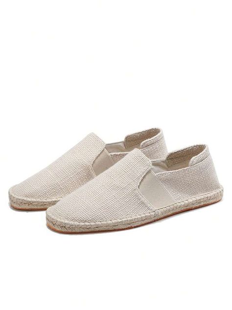 Free Returns ✓ Free Shipping✓. Men Minimalist Breathable Espadrille Shoes, Vacation Outdoor Loafers- undefined at SHEIN. Mens Loafer, Mens Style Guide, Espadrille Shoes, Loafers Men, Style Guides, Dress Shoes Men, Casual Shoes, Shoes Mens, Espadrilles