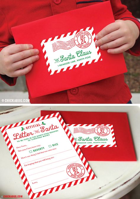 Santa Mailbox, Official Letter, Santa Card, Letter To Santa, Christmas Letter, Santa's Workshop, Christmas Tradition, Christmas Eve Box, Christmas Lettering