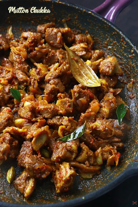 Mutton Sukka Recipe | Mutton Chukka Recipe - Sharmis Passions Mutton Chukka Recipe, Mutton Sukka Recipe, Chicken Sukka Recipe, Mutton Recipes Indian, Mutton Mandi, Indian Mutton Recipes, Indian Platter, Mutton Chukka, Mutton Fry