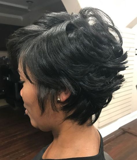 Short Black Hair, New Short Haircuts, Shoulder Hair, Fringe Hairstyles, Short Black Hairstyles, Penteado Cabelo Curto, Short Hairstyle, Trending Haircuts, Feathered Hairstyles