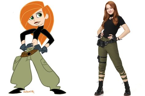 <em>Kim Possible</em>: See the first photo of Disney's live-action movie Samhain Costume, Kim Possible Movie, Kim Possible Costume, Kim Possible Characters, Kim Possible Cosplay, Halloween Aesthetics, Disney Characters Costumes, Movie Character Costumes, Disney Live Action Movies