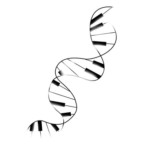 DNA Piano Piano Tattoo, Dna Art, Music Notes Art, Piano Art, Music Tattoo Designs, Music Drawings, Music Tattoo, Music Tattoos, Piano Keys