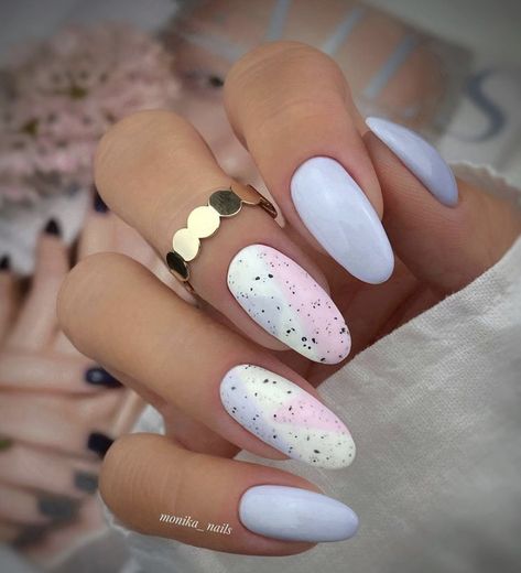 Almond Shaped Nails Designs, Classy Almond Nails, Peach Nails, Cute Spring Nails, Her Nails, Almond Nails Designs, Gel Nail Colors, Makijaż Smokey Eye, Cute Gel Nails