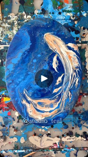 Pisces Fish Art, Koi Fish Painting, Pisces Fish, Diary Entry, A Diary, Fluid Painting, Fluid Acrylics, Fish Painting, 2d Art