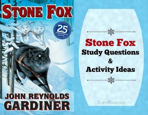 Stone Fox Study Questions & Activity Ideas {FREE}                                                                                                                                                      More Stone Fox Activities, Stone Fox Novel Study, Third Grade Books, Third Grade Language Arts, Novel Study Activities, Elementary Books, Third Grade Writing, Teaching 5th Grade, Small Group Reading