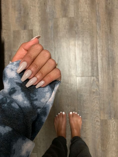 Acrylic Coffin Simple Nails Medium Coffin Nails, Nude Coffin Nails, Acrylic Coffin Nails, Acrylic Coffin, Neutral Nails, Best Acrylic Nails, Coffin Nails, Nail Ideas, Acrylic Nails