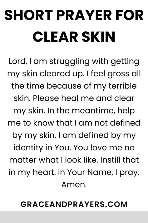 manifestation prayer law of attraction Prayer For Clear Skin, Prayer For Beauty, Scripture For Healing, Motivational Prayers, Prayer For Faith, Skin Journey, God Prayers, Manifestation Prayer, Healing Prayers