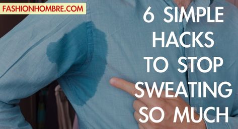 Honestly, stopping unwanted sweat and regaining lost confidence can be ‘game-changing’ for many of us. So, here we’ve gathered some simple hacks to stop sweating so much in public because we understand it’s a hard rock life for those who just sweat a lot. How To Not Sweat Through Shirts, Sweating Hacks, How To Stop Sweating So Much Face, Reduce Sweating Tips, Sweat Proof Outfits, Why Do I Sweat So Much, How To Stop Sweating, How To Not Sweat So Much, How To Stop Sweating Armpits